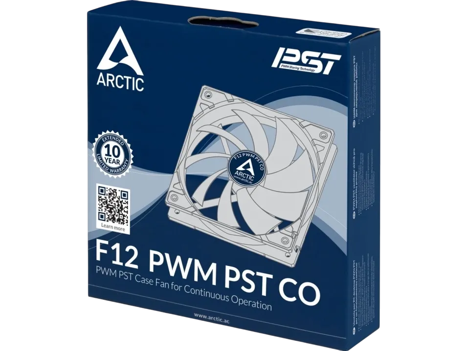 Arctic F12 PWM PST CO-fläkt GRÅ